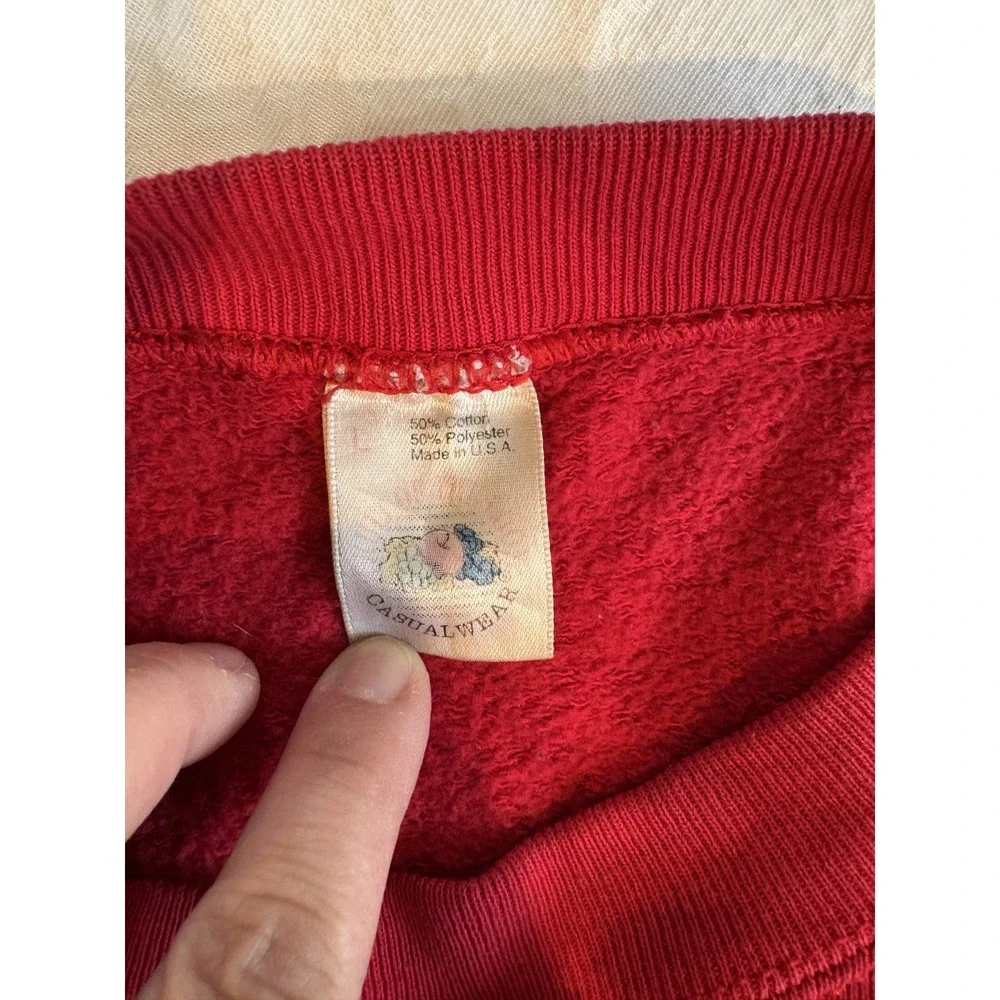 Vintage Nike Star Wars Sweater Red Size Large Pullover Storm Trooper Made in USA